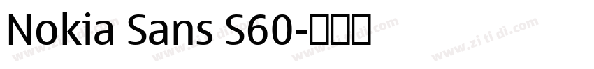 Nokia Sans S60字体转换